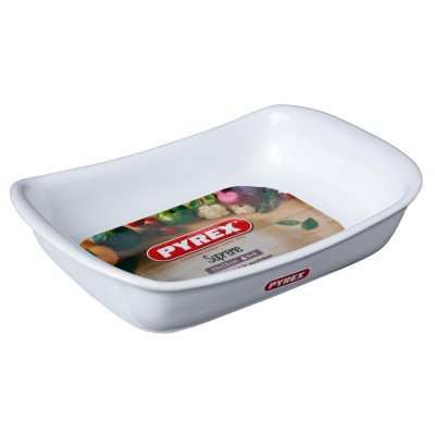 Форма с/к PYREX Supreme white форма керам прямокут.33х23см (SU33RR1/7644)
