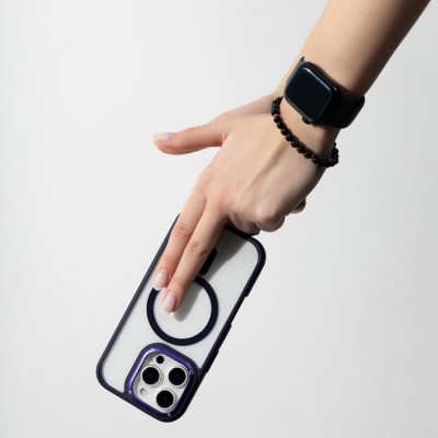 Чохол Proove Clear Essence Case with Magnetic Ring iPhone 13 Pro Max deep purple
