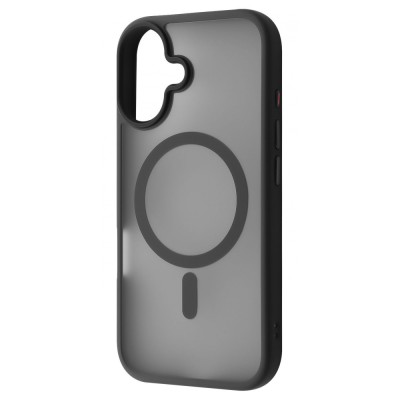 Чохол WAVE Matte Insane Case with Magnetic Ring iPhone 16 Plus black