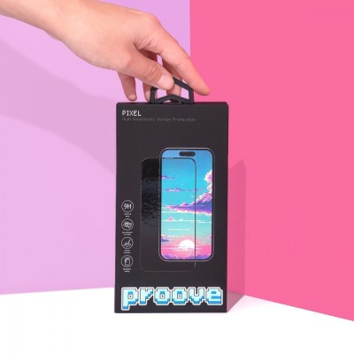 Захисне скло Proove Pixel iPhone 13 Pro Max/14 Plus black