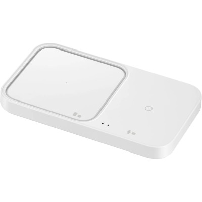 Бездротовий зарядний пристрій Samsung 15W Wireless Charger Duo with TA EP-P5400TWEGEU White Бездротовий зарядний пристрій Samsung 15W Wireless Charger Duo with TA EP-P5400TWEGEU White