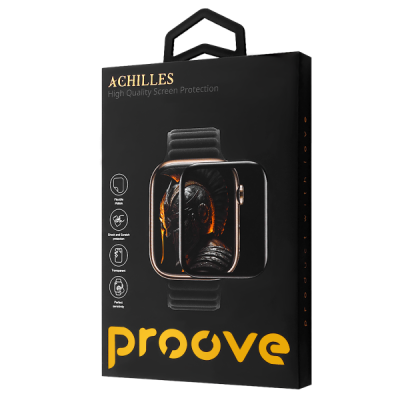 Захисне скло Proove Achilles Apple Watch Series 4/5/6/SE/SE2 40 mm (PGPWSE240001) Black
