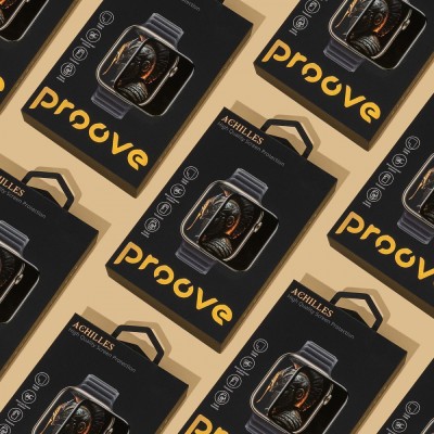 Захисне скло Proove Achilles Apple Watch Series 4/5/6/SE/SE2 40 mm (PGPWSE240001) Black