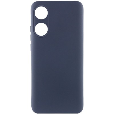 Чехол Silicone Cover Lakshmi Full Camera (AAA) для Oppo A78 4G Темно-синий / Midnight blue Чехол Silicone Cover Lakshmi Full Camera (AAA) для Oppo A78 4G Темно-синий / Midnight blue