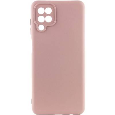 Чохол TPU GETMAN Liquid Silk Full Camera для Samsung Galaxy A12 Рожевий / Pink Sand Чохол TPU GETMAN Liquid Silk Full Camera для Samsung Galaxy A12 Рожевий / Pink Sand