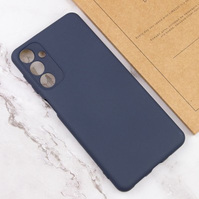 Чохол TPU GETMAN Liquid Silk Full Camera для Samsung Galaxy A25 5G Синій / Midnight Blue Чохол TPU GETMAN Liquid Silk Full Camera для Samsung Galaxy A25 5G Синій / Midnight Blue