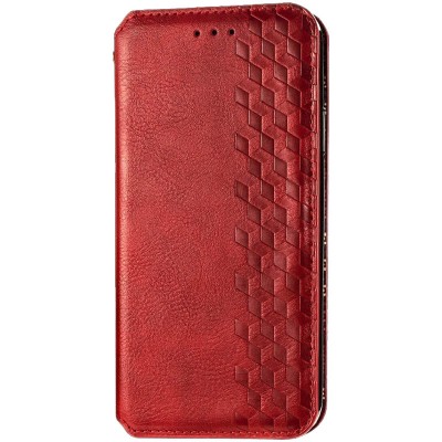 Кожаный чехол книжка GETMAN Cubic (PU) для Samsung Galaxy A31 Красный Кожаный чехол книжка GETMAN Cubic (PU) для Samsung Galaxy A31 Красный