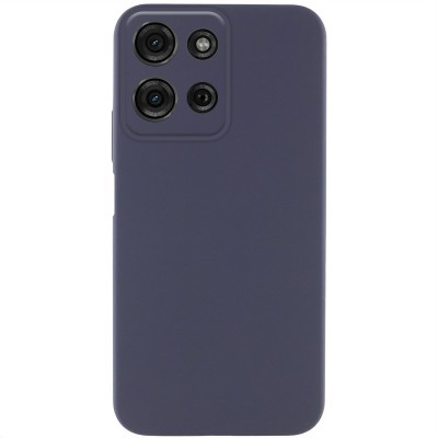 Чохол Silicone Cover Lakshmi Full Camera (AA) для Motorola Moto G75 5G Синій / Midnight Blue Чохол Silicone Cover Lakshmi Full Camera (AA) для Motorola Moto G75 5G Синій / Midnight Blue