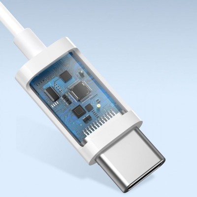Дротові Навушники BASEUS Encok Type-C Lateral In-ear Wired Earphone C17 (NGCR010002) White