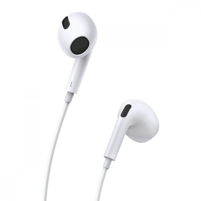Навушники Baseus Encok 3.5mm Lateral In-ear Wired Earphone H17 White NGCR020002