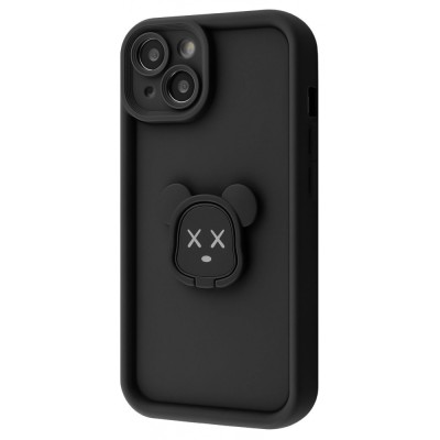 Чохол Pretty Case iPhone 14 bear/black