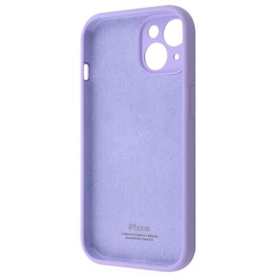 Чохол Silicone Case Camera Protection iPhone 14 white