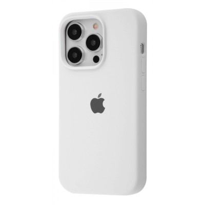Чохол Silicone Case Full iPhone 14 Pro white