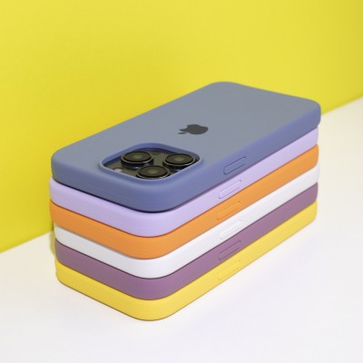 Чохол Silicone Case Full iPhone 16 Pro Max white