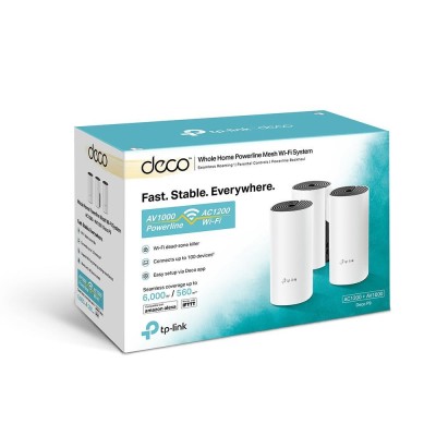 Домашня Powerline Mesh Wi-Fi система (3 шт у комплекті), арт. Deco P9(3-pack) TP-LINK