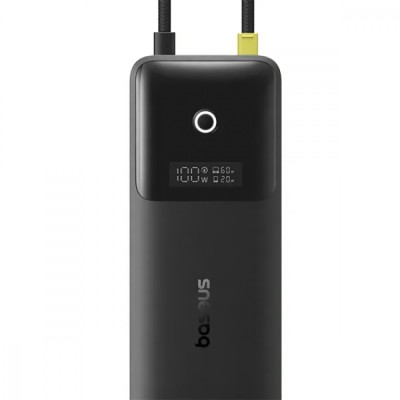 Type-C-Хаб Baseus Dual Fast Charging 6-in-1 (Type-C to HDMI 4K 60Hz+USB-A (10Gbps)+Type-C (10Gbps)+T (B00070902123-00) black
