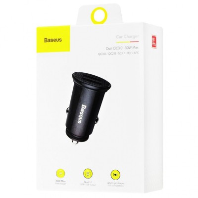 АЗП 2USB Baseus Circular Plastic A+A PPS (5A) (CCALL-YD01) Black АЗП 2USB Baseus Circular Plastic A+A PPS (5A) (CCALL-YD01) Black