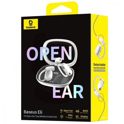 Бездротові навушники Baseus Eli Fit Open-Ear True TWS (A00073200213-00) white