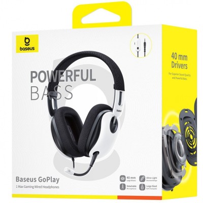 Дротові навушники Baseus GoPlay 1 Max (A00181002213-00) Gaming white