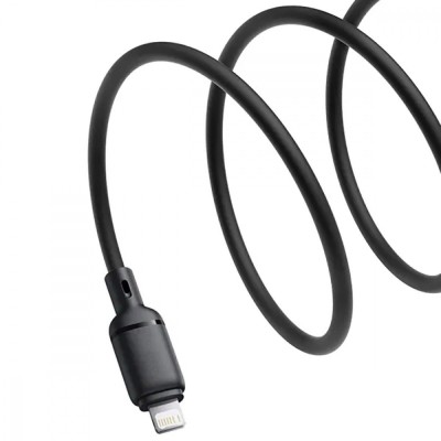 Кабель Baseus Silky Series Fast Charging Lightning 2.4A (1m) (P10377702213-00) white Кабель Baseus Silky Series Fast Charging Lightning 2.4A (1m) (P10377702213-00) white