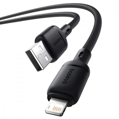Кабель Baseus Silky Series Fast Charging Lightning 2.4A (1m) (P10377702213-00) white Кабель Baseus Silky Series Fast Charging Lightning 2.4A (1m) (P10377702213-00) white