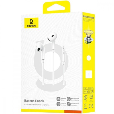 Навушники Baseus Encok HZ19 (A00182301213-00) white