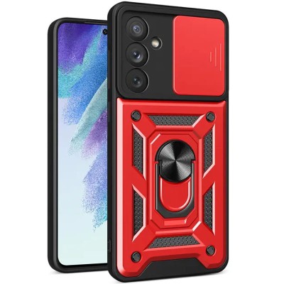 Ударостійкий чохол Camshield Serge Ring для Samsung Galaxy M55 Червоний Ударостійкий чохол Camshield Serge Ring для Samsung Galaxy M55 Червоний