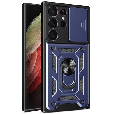 Ударостійкий чохол Camshield Serge Ring для Samsung Galaxy S25 Ultra Синій Ударостійкий чохол Camshield Serge Ring для Samsung Galaxy S25 Ultra Синій