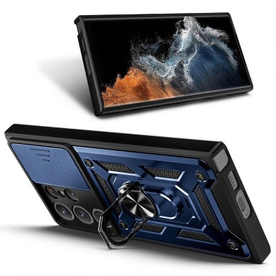 Ударостійкий чохол Camshield Serge Ring для Samsung Galaxy S25 Ultra Синій Ударостійкий чохол Camshield Serge Ring для Samsung Galaxy S25 Ultra Синій