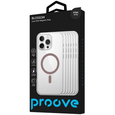 Чохол Proove Blossom Case with Magnetic Ring iPhone 14 Pro desert titanium