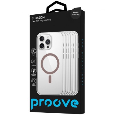 Чохол Proove Blossom Case with Magnetic Ring iPhone 14 Pro Max desert titanium