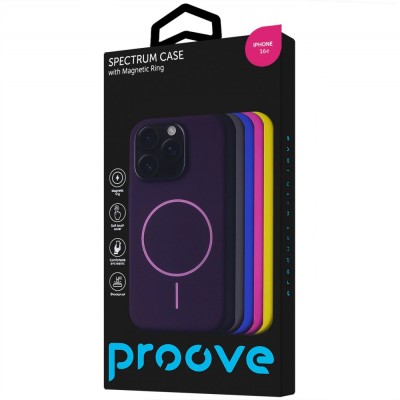 Чохол Proove Spectrum Case with Magnetic Ring iPhone 16e deep black