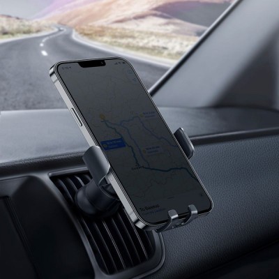 Автомобільний тримач Baseus Metal Age 2 Gravity Air Outlet Car Mount (SUJS000012) Silver Автомобільний тримач Baseus Metal Age 2 Gravity Air Outlet Car Mount (SUJS000012) Silver