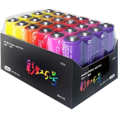 Батарейка ZMI Rainbow AA Alkaline (AA524) 24шт/бл Батарейка ZMI Rainbow AA Alkaline (AA524) 24шт/бл