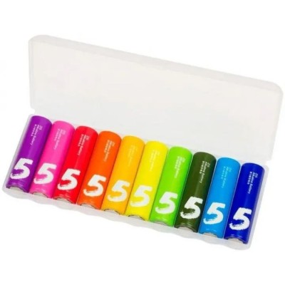 Батарейки ZMi Rainbow AA batteries 10 шт LR06 (NQD4000RT) Батарейки ZMi Rainbow AA batteries 10 шт LR06 (NQD4000RT)