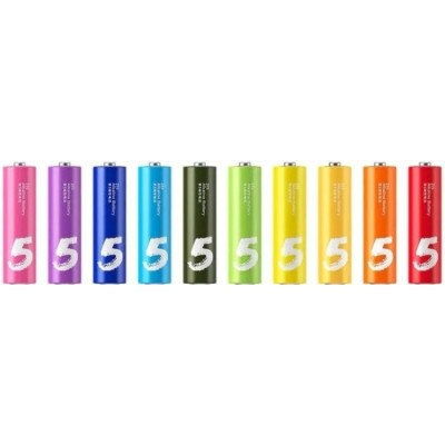 Батарейки ZMi Rainbow AA batteries 10 шт LR06 (NQD4000RT) Батарейки ZMi Rainbow AA batteries 10 шт LR06 (NQD4000RT)