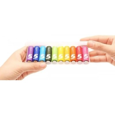 Батарейки ZMi Rainbow AA batteries 10 шт LR06 (NQD4000RT) Батарейки ZMi Rainbow AA batteries 10 шт LR06 (NQD4000RT)
