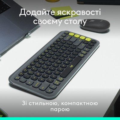 IT/наб LOGITECH POP ICON COMBO - GRAPHITE - UKR (L920-013156) IT/наб LOGITECH POP ICON COMBO - GRAPHITE - UKR (L920-013156)