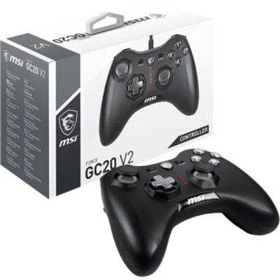 Джойстик Ігровий FORCE GC20 BLACK FORCE GC20 V2 MSI Джойстик Ігровий FORCE GC20 BLACK FORCE GC20 V2 MSI