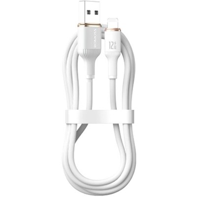 Кабель Romoss CB1224 USB-Ligh 2.4A 2m (CB1224-821-134H) білий Кабель Romoss CB1224 USB-Ligh 2.4A 2m (CB1224-821-134H) білий