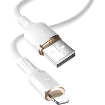 Кабель Romoss CB1224 USB-Ligh 2.4A 2m (CB1224-821-134H) білий Кабель Romoss CB1224 USB-Ligh 2.4A 2m (CB1224-821-134H) білий