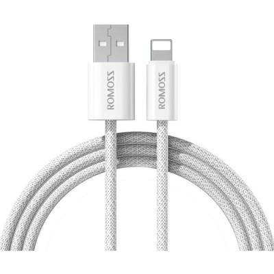 Кабель Romoss CB1234G USB-Ligh 2.4A 1m (CB1234G-621-127H) білий Кабель Romoss CB1234G USB-Ligh 2.4A 1m (CB1234G-621-127H) білий