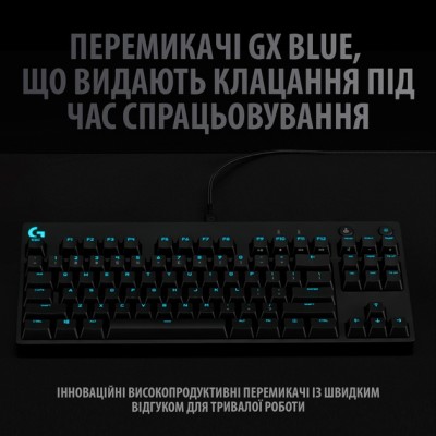 Клавіатура LOGITECH G PRO Mechanical Gaming USB, Black (920-009392) Клавіатура LOGITECH G PRO Mechanical Gaming USB, Black (920-009392)
