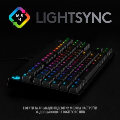 Клавіатура LOGITECH G PRO Mechanical Gaming USB, Black (920-009392) Клавіатура LOGITECH G PRO Mechanical Gaming USB, Black (920-009392)