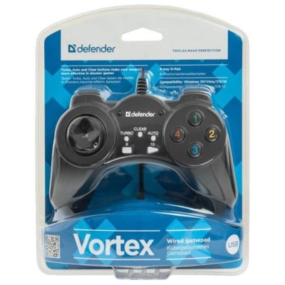 Маніп. до ігор DEFENDER Vortex геймпад USB Маніп. до ігор DEFENDER Vortex геймпад USB
