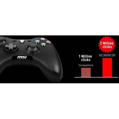 Маніпулятор ігровий WRL FORCE GC30 V2 BLACK MSI Маніпулятор ігровий WRL FORCE GC30 V2 BLACK MSI