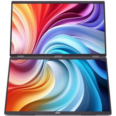 Монітор ACER 18.5" Dual Portable PD193QEbmiuux (UM.XP3EE.E02) IPS FHD 100Hz HDMI 2*USB-C VESA MM