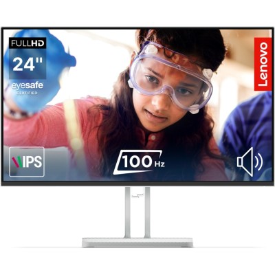 Монітор LENOVO 24" L24i-4A (67BCKAC6UA) FHD/IPS/4ms/100Hz(HDMI)/VGA+HDMI/Spk