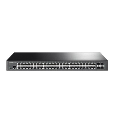 JetStream 48-портовий гігабітний L2 керований комутатор з 4 10GE SFP слотами, SG3452X TP-LINK