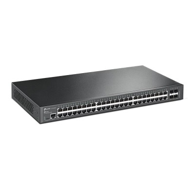 JetStream 48-портовий гігабітний L2 керований комутатор з 4 10GE SFP слотами, SG3452X TP-LINK